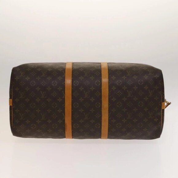 LOUIS VUITTON Monogram Keepall Bandouliere 55 Boston Bag - Picture 5 of 16